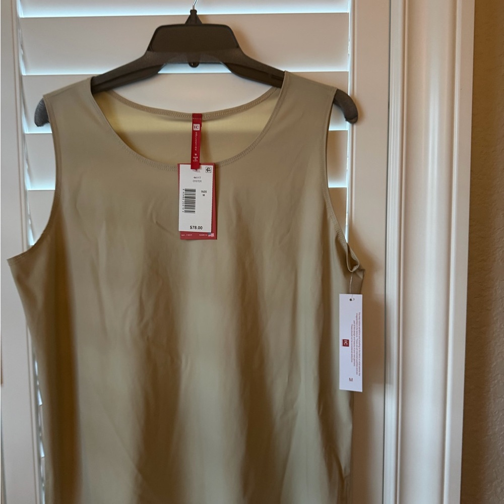 IC COLLECTION Neutral Beige Tank w/Straight-Leg Pants
Top M 10/12
Pants L 10/12 - Picture 3 of 5